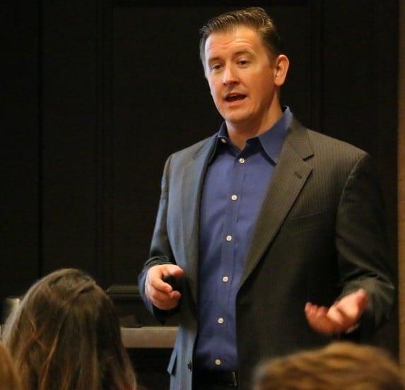 Andy Richardson, Executive Director of Free Speakers, a pro bono speakers bureau.